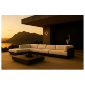 Set mobilier premium din aluminiu, pentru terasa/gradina/balcon, model Kyoto ALFA