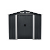 Magazie tip casuta depozitare gradina EasyBox 4m2, casuta depozitare unelte, Basic, Otel zincat