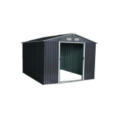 Magazie tip casuta depozitare gradina EasyBox Large 9m2, casuta depozitare unelte, Basic, Otel zincat