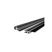 Copertina metalica cu plastic rigid - Culoare fumuriu - 1050mm