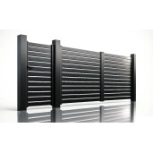 Set porti aluminiu 900x1800 + 3000x1800 mm, model Taurus, gri antracit