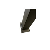 Stalp aluminiu 90x90x1600 mm, gri antracit