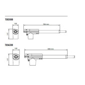 Automatizare porti batante Nice Too 4500 Kit