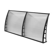 Copertina metalica cu plastic rigid - Culoare policarbonat / transparent - 1050mm